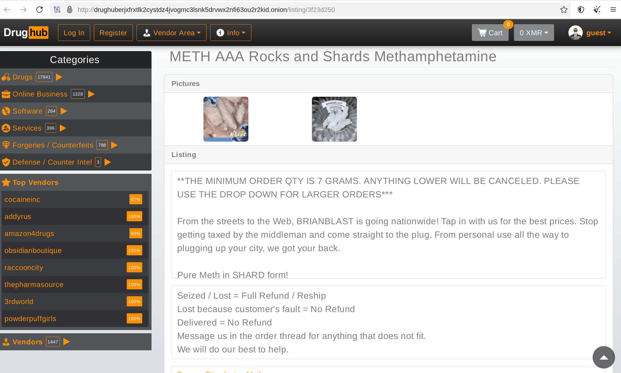 DrugHub Product Page